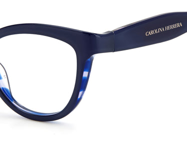Designer Women Carolina Herrera Eyeglasses: CH 0017 - Blue- SpecSMART Eye Clinic (Zoom View)